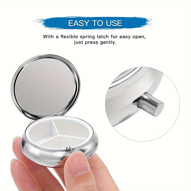 1 boîte à pilules ronde et pla - Travel Accessories As Gifts avis et prix