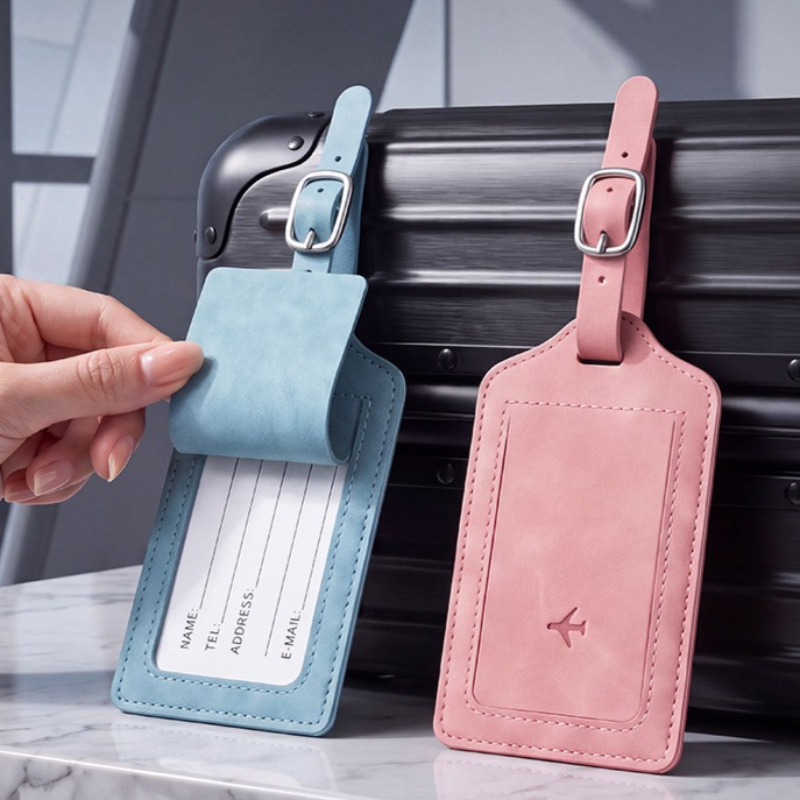 1 étiquette de bagage en cuir  - Travel Accessories Aesthetic avis et prix