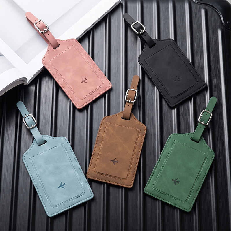 1 étiquette de bagage en cuir  - Travel Accessories Aesthetic avis et prix