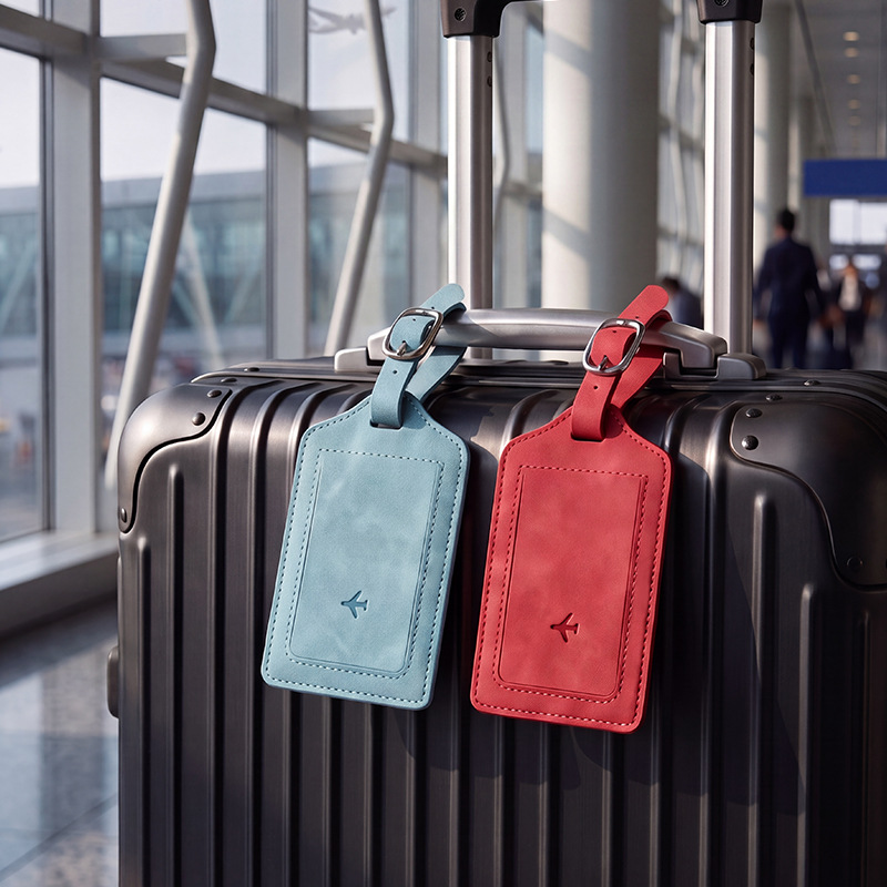 1 étiquette de bagage en cuir  - Travel Accessories Aesthetic avis et prix